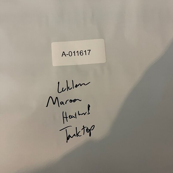 Lululemon Tank Women's 4 Fast As Light Singlet Heathered Bordeaux Drama - Picture 6 of 6